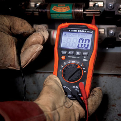 MM600 Multimeter, Digital Auto-Ranging, AC/DC Voltage and Current, Temperature, Frequency, Continuity, More, 1000V